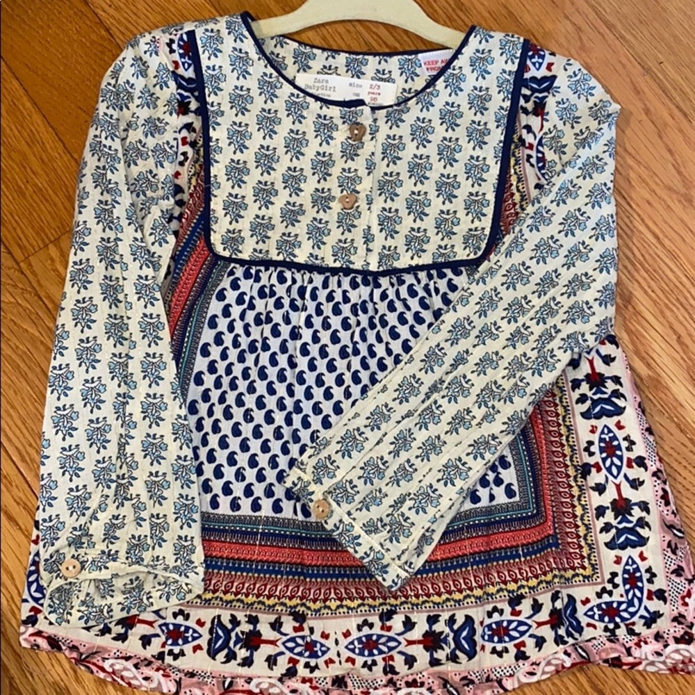 ZARA Baby Girl Top Size 2/3